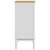 vidaXL Chest of Drawers FLORO White Solid Wood Pine