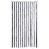 vidaXL Insect Curtain Grey and White 118x220 cm Chenille