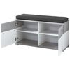 Germania Shoe Cabinet Topix 96x40x50.4 cm White and Concrete