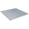 vidaXL Grating Silver 60 x 60 x 2 cm Hot-Dip Galvanised Steel