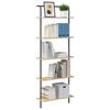 vidaXL Bookshelf Sonoma Oak 60 x 24 x 168 cm Engineered wood
