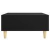 vidaXL Coffee Table Black 60x60x30 cm Engineered Wood