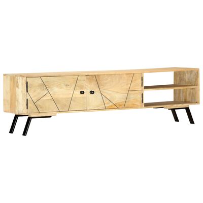 vidaXL TV Cabinet 140x30x40 cm Solid Mango Wood