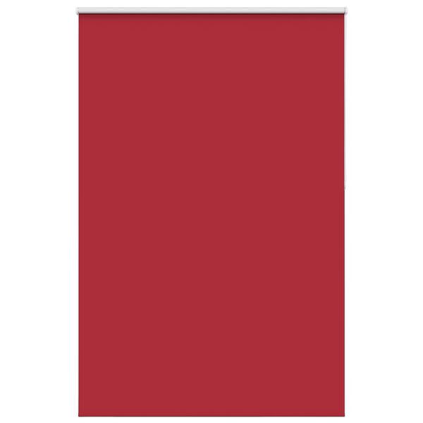 vidaXL Roller Blind Blackout Red 155x210 cm Fabric Width 151.6 cm Polyester