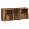 vidaXL LED Sideboard Old Wood 162 x 37 x 67 cm Engineered Wood