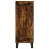 vidaXL Highboard Smoked Oak 34.5x34x180 cm Engineered Wood