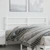 vidaXL Metal Replace Headboard White 150 cm