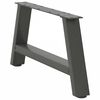 vidaXL Coffee Table Legs A-Shaped 2 pcs Anthracite&nbsp;60x(30-31) cm Steel