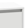 vidaXL Bedside Cabinet White 39 x 34.5 x 65 cm Engineered wood
