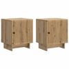 vidaXL Bedside Cabinet 2 pcs Artisan Oak 43 x 34.5 x 50 cm