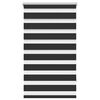 vidaXL Zebra blind 70.9x120 cm Fabric Width 66.7 cm black