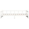 vidaXL Daybed without Mattress White 90x200 cm Solid Wood Pine
