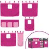 vidaXL Bunk Bed without Mattress Pink 90x190 cm Single Solid Wood Pine