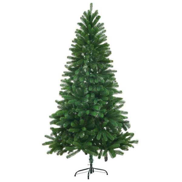 vidaXL Faux Christmas Tree Lifelike Needles 150 cm Green
