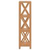 vidaXL 4-Tier Shelf 40x30x112 cm Solid Wood Oak