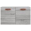 vidaXL Wall Cabinet Grey Sonoma 60x36.5x35 cm Engineered Wood