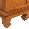 vidaXL TV Cabinet 110x35x40 cm Solid Teak Wood
