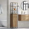 vidaXL Bathroom Cabinet Artisian Oak 40 x 30 x 180 cm Engineered Wood