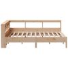 vidaXL Bookcase Bed without Mattress 140x200 cm Solid Wood Pine