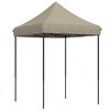 vidaXL Foldable Party Tent Pop-Up Taupe 200x200x306 cm
