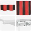vidaXL Retractable Awning Retractable Orange and Brown 600 x 300 cm