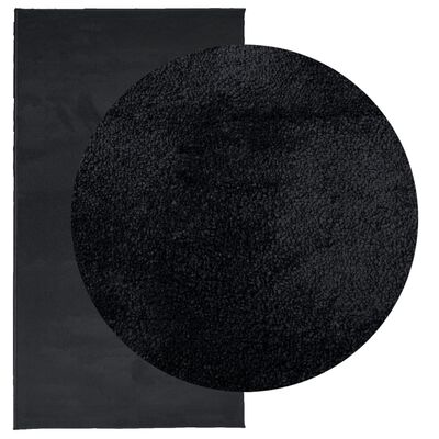 vidaXL Rug OVIEDO Short Pile Black 80x150 cm