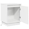 vidaXL Bedside Cabinet 2 pcs White 39 x 34.5 x 50 cm Engineered wood