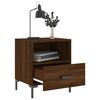 vidaXL Bedside Cabinets 2 pcs Brown Oak 40x35x47.5 cm Engineered Wood