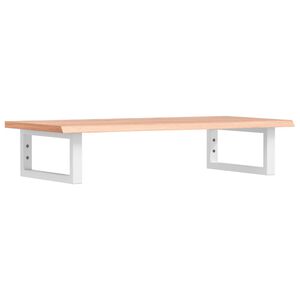 vidaXL Basin Shelf Wall Mounted Steel and Solid Wood Oak