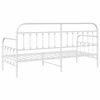 vidaXL Daybed Frame White 80 x 200 cm Powder-Coated Steel