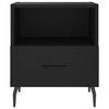 vidaXL Bedside Cabinets 2 pcs Black 40x35x47.5 cm Engineered Wood