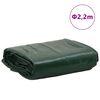 vidaXL Tarpaulin Green &Oslash; 2.2 m 650 g/m&sup2;