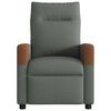 vidaXL Recliner Chair Reclining Dark Grey 69 x 86 x 100 cm Fabric