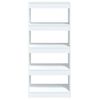 vidaXL Book Cabinet/Room Divider White 60x30x135 cm Engineered Wood