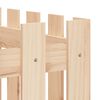 vidaXL Garden Raised Bed with Fence Design 150x50x70 cm Solid Wood Pine