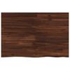 vidaXL Live Edge Table Top 110 x 60 x 3.2 cm Rectangular