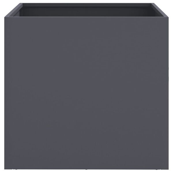 vidaXL Planter Anthracite 42x40x39 cm Steel