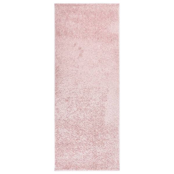 vidaXL Soft Pile Rug Anti-slip 57x150 cm Pink