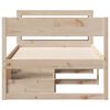 vidaXL Bed Frame without Mattress 75x190 cm Small Single Solid Wood Pine
