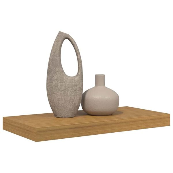 vidaXL Wall Shelf Wall-mounted Beige 50 x 23 x 4 cm Engineered Wood