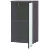Germania Bathroom Wall Cabinet GW-Pescara Graphite White