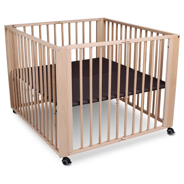 tiSsi Collapsible Playpen Moritz 90x95x75 cm Natural