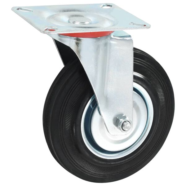 vidaXL Swivel Casters 4 pcs 125 mm