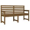 vidaXL Garden Bench Honey Brown 159.5x48x91.5 cm Solid Wood Pine