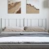 vidaXL Metal Replace Headboard White 180 cm
