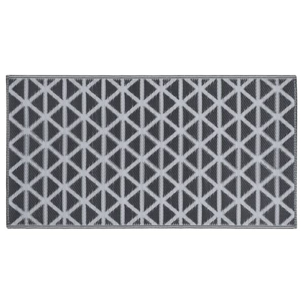 vidaXL Outdoor Carpet ARAKIL Black 160x230 cm PP