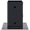 vidaXL Post Bases Square 4 pcs Anthracite 81x81 mm Powder-coated Steel