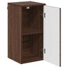 vidaXL Bathroom Cabinet Wall-mounted Brown Oak 30 x 31.5 x 61 cm