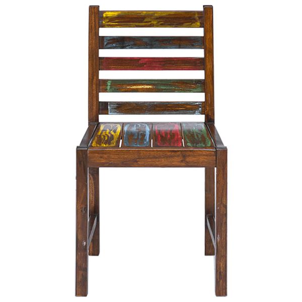 vidaXL Dining Chairs 2 pcs Solid Reclaimed Wood