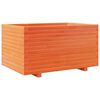 vidaXL Garden Planter Wax Brown 90x60x49.5 cm Solid Wood Pine